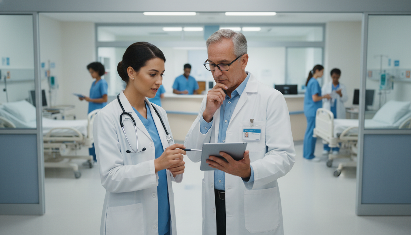 Medical student working on inpatient rotation with supervising attending - MD graduate residency for Letters of Recommendatio