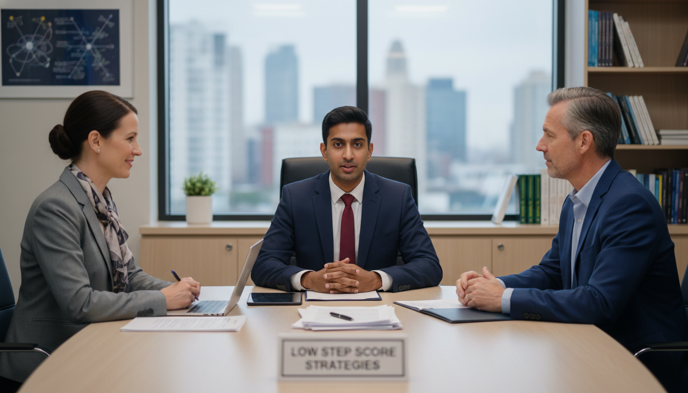 Residency interview with MD graduate explaining low Step scores positively - MD graduate residency for Low Step Score Strateg