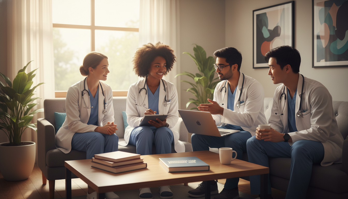 Medical graduate networking with residents about transitional year programs Medical graduate networking with residents about transitional year programs - MD graduate residency for How to Research Progr