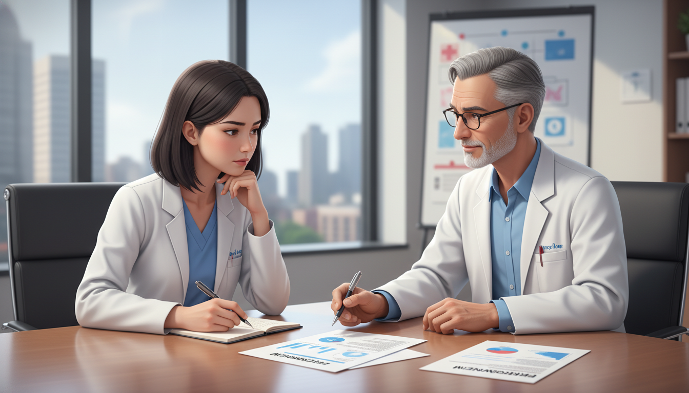 Resident and faculty discussing performance and remediation plan Resident and faculty discussing performance and remediation plan - MD graduate residency for Addressing Red Flags for MD Grad