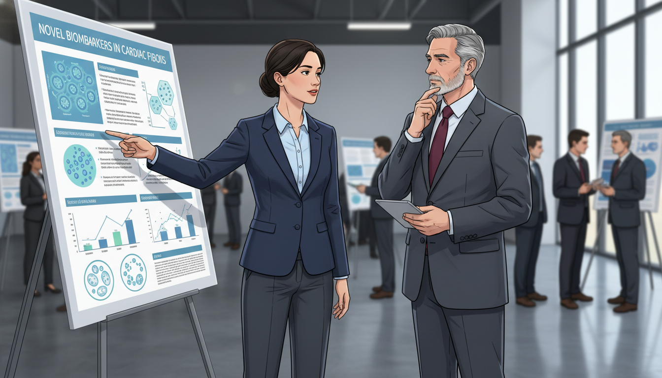 Medical graduate presenting research poster at conference - MD graduate residency for Research Profile Building for MD Gradua