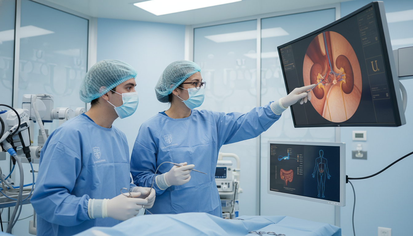 Urology surgeon teaching in academic operating room Urology surgeon teaching in academic operating room - MD graduate residency for Academic vs Private Practice for MD Graduate