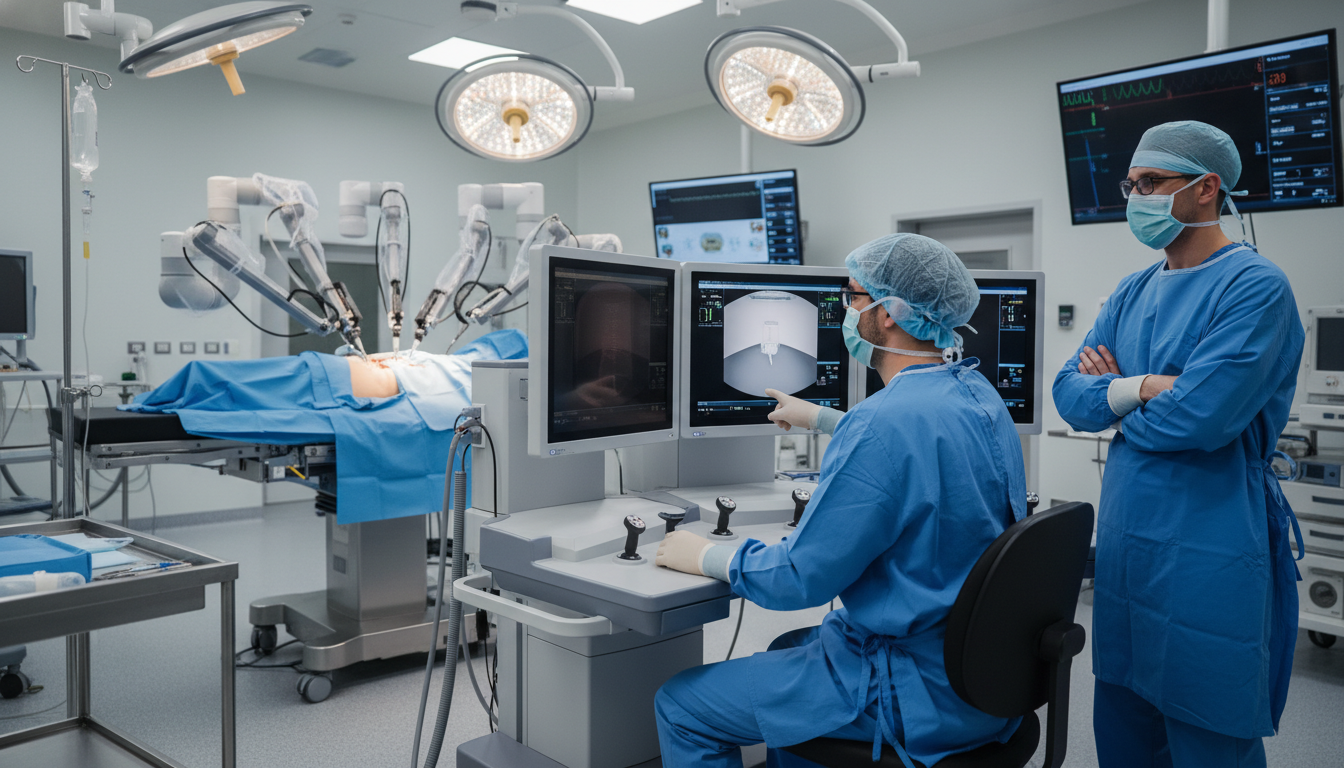 Robotic urologic surgery in progress Robotic urologic surgery in progress - MD graduate residency for Case Volume Evaluation for MD Graduate in Urology