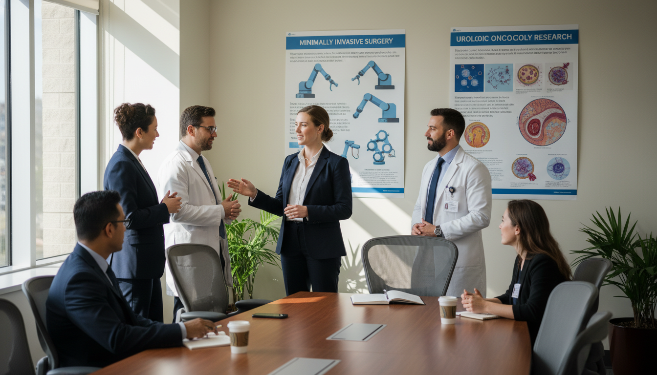 Urology residency interview group discussion with multiple applicants and faculty - MD graduate residency for Common Intervie