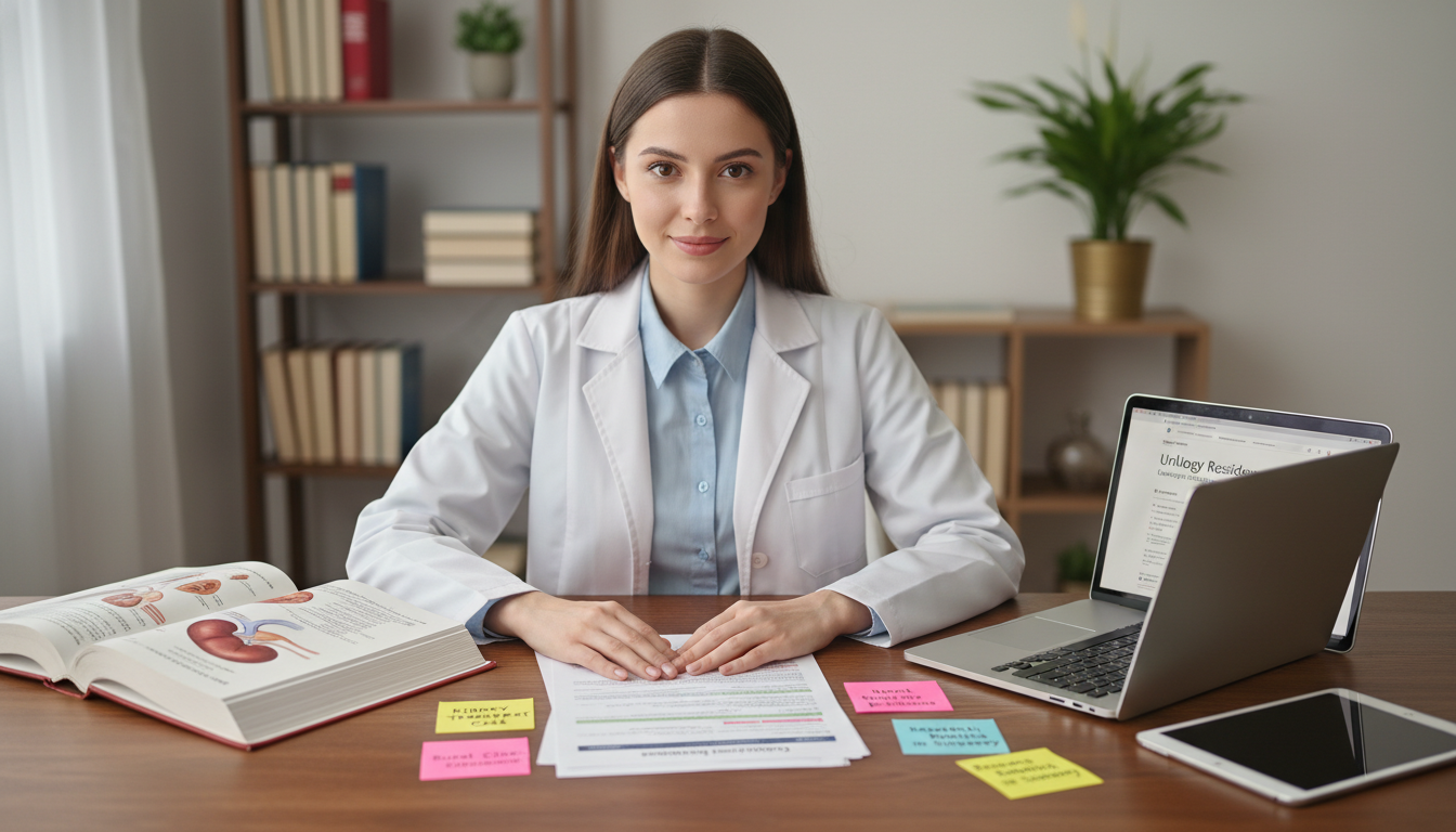 Residency applicant organizing urology interview preparation materials - MD graduate residency for Pre-Interview Preparation