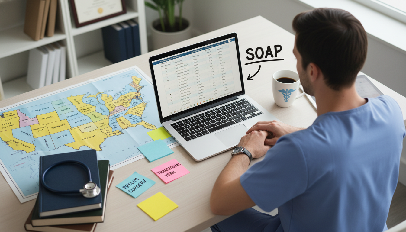 MD graduate mapping SOAP backup options for urology - MD graduate residency for SOAP Preparation for MD Graduate in Urology