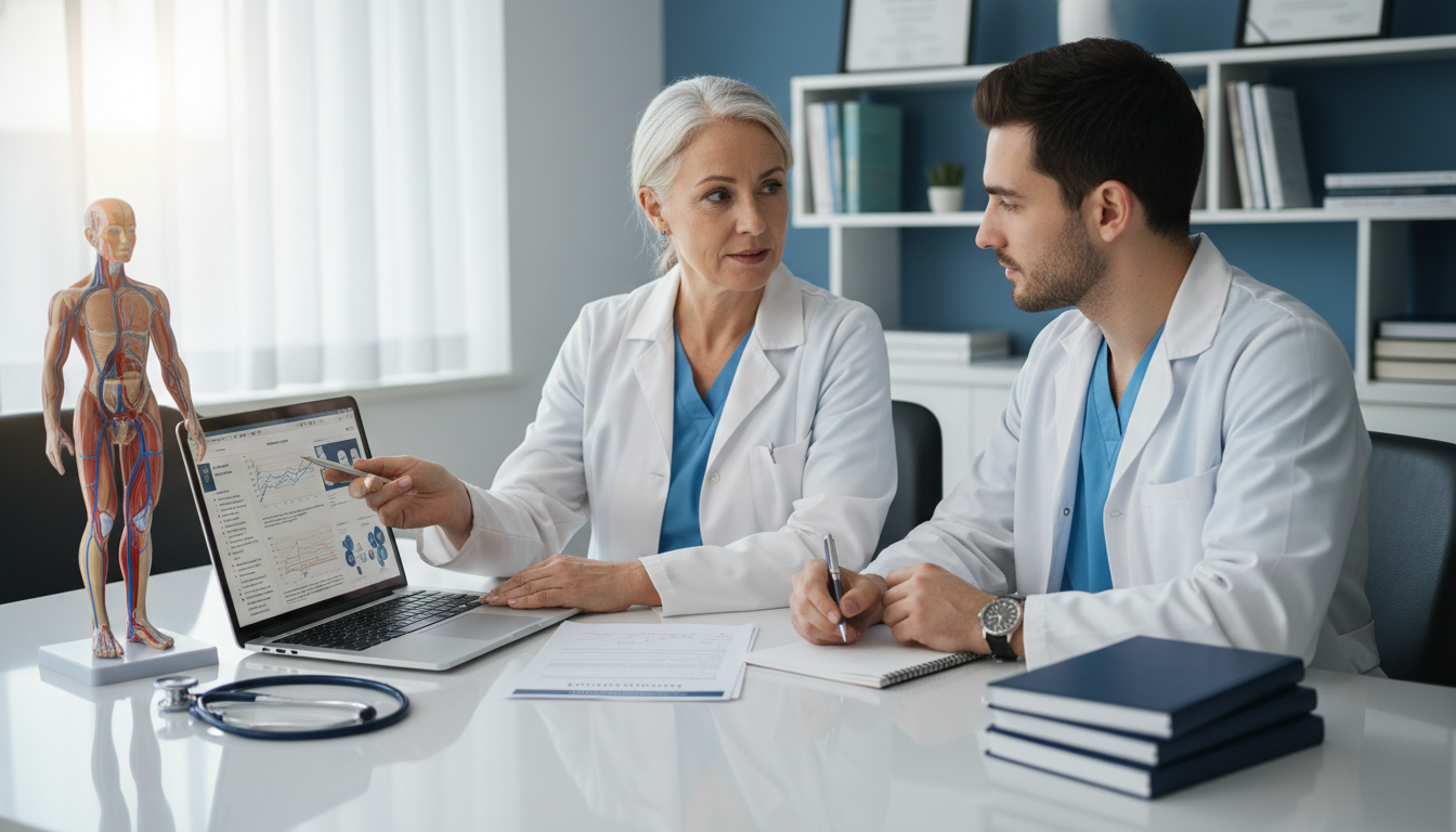 Mentorship meeting between vascular surgeon and MD graduate Mentorship meeting between vascular surgeon and MD graduate - MD graduate residency for Networking in Medicine for MD Graduat