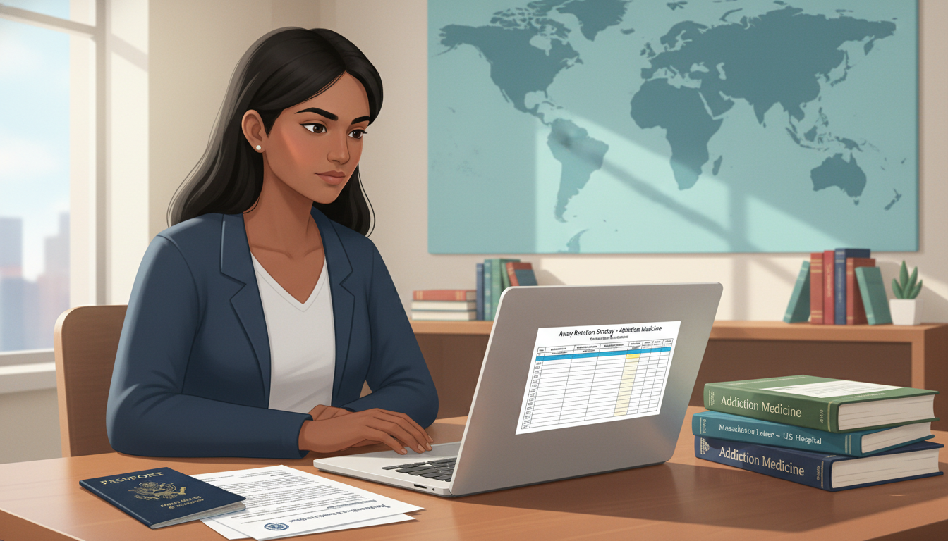 Non-US citizen IMG preparing US visa and away rotation paperwork Non-US citizen IMG preparing US visa and away rotation paperwork - non-US citizen IMG for Away Rotation Strategy for Non-US C