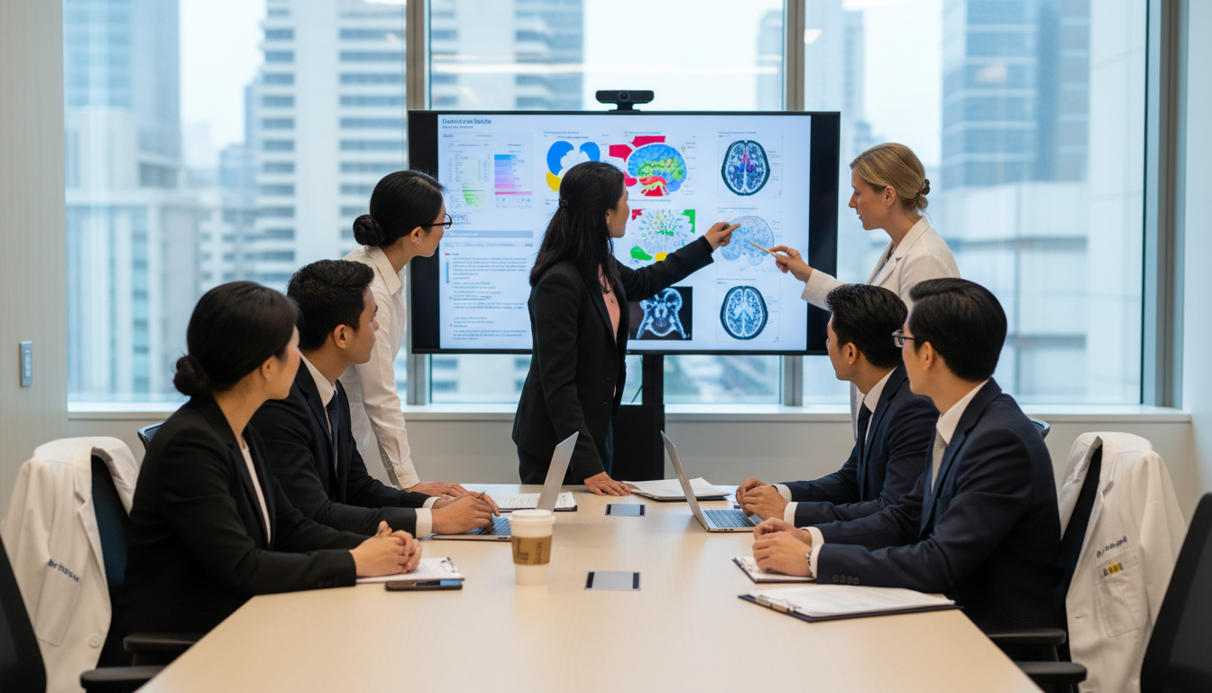 Addiction medicine team discussing patient case Addiction medicine team discussing patient case - non-US citizen IMG for Common Interview Questions for Non-US Citizen IMG in