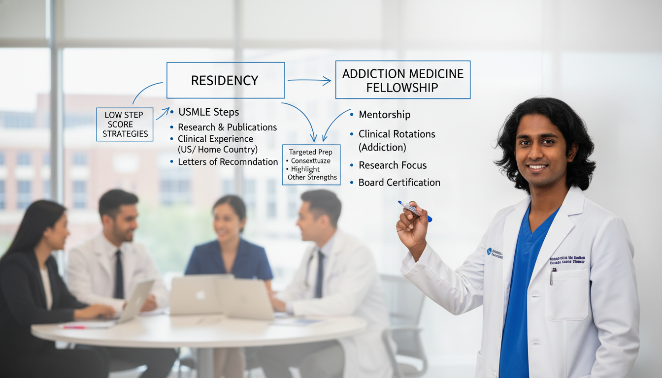 International medical graduate mapping a two-phase strategy for residency and addiction medicine fellowship - non-US citizen