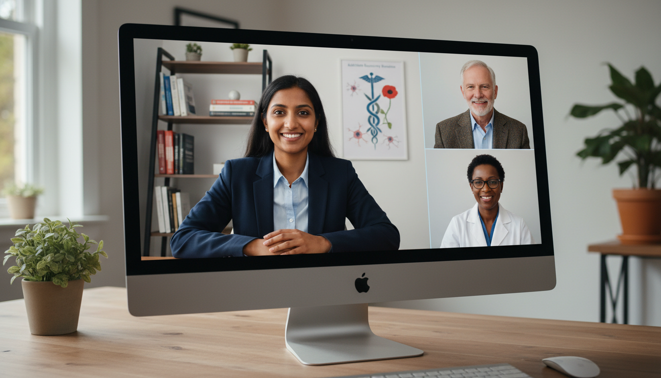 Online residency interview for addiction medicine with international applicant Online residency interview for addiction medicine with international applicant - non-US citizen IMG for Pre-Interview Prepara