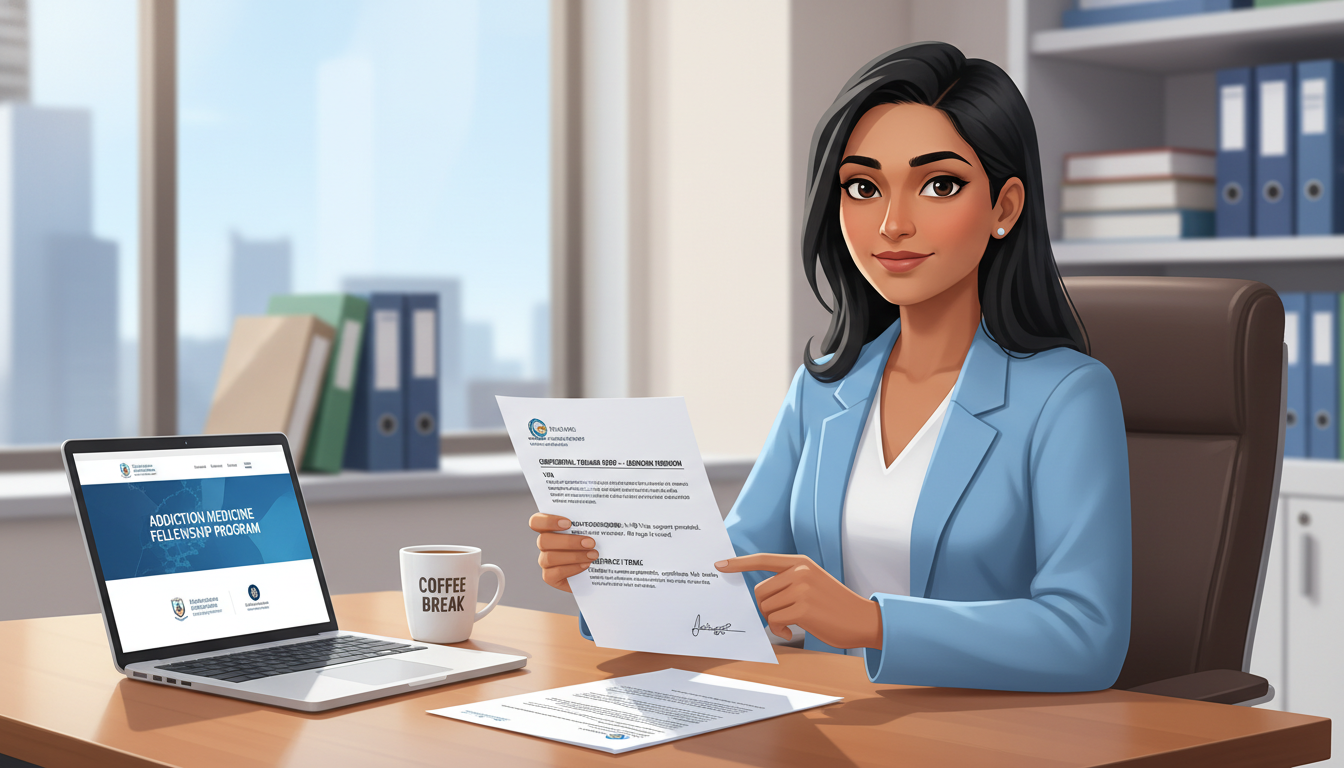 IMG reviewing an early fellowship offer in addiction medicine IMG reviewing an early fellowship offer in addiction medicine - non-US citizen IMG for Pre-Match Communication for Non-US Cit