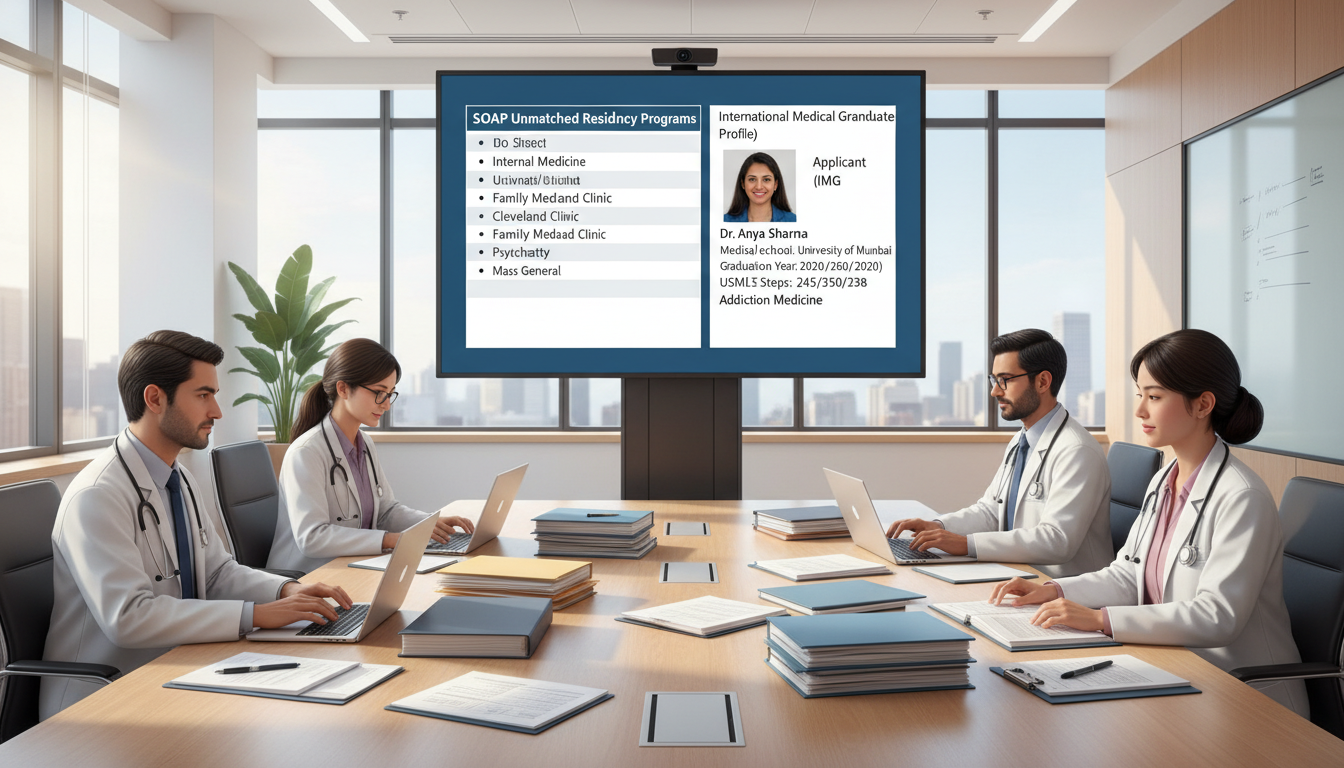 Residency program committee reviewing SOAP applications - non-US citizen IMG for SOAP Preparation for Non-US Citizen IMG in A