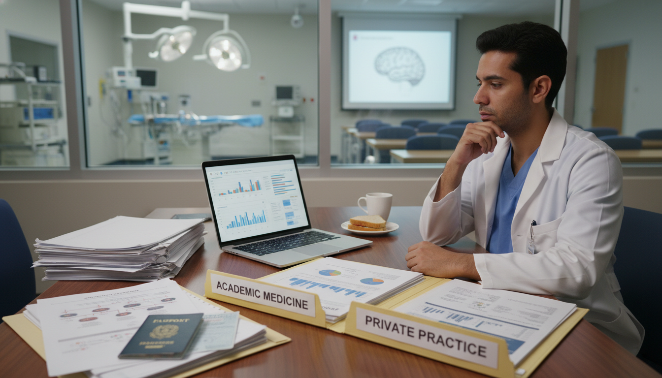 Non-US Citizen IMG Anesthesiologist Considering Academic vs Private Practice Non-US Citizen IMG Anesthesiologist Considering Academic vs Private Practice - non-US citizen IMG for Academic vs Private Pra