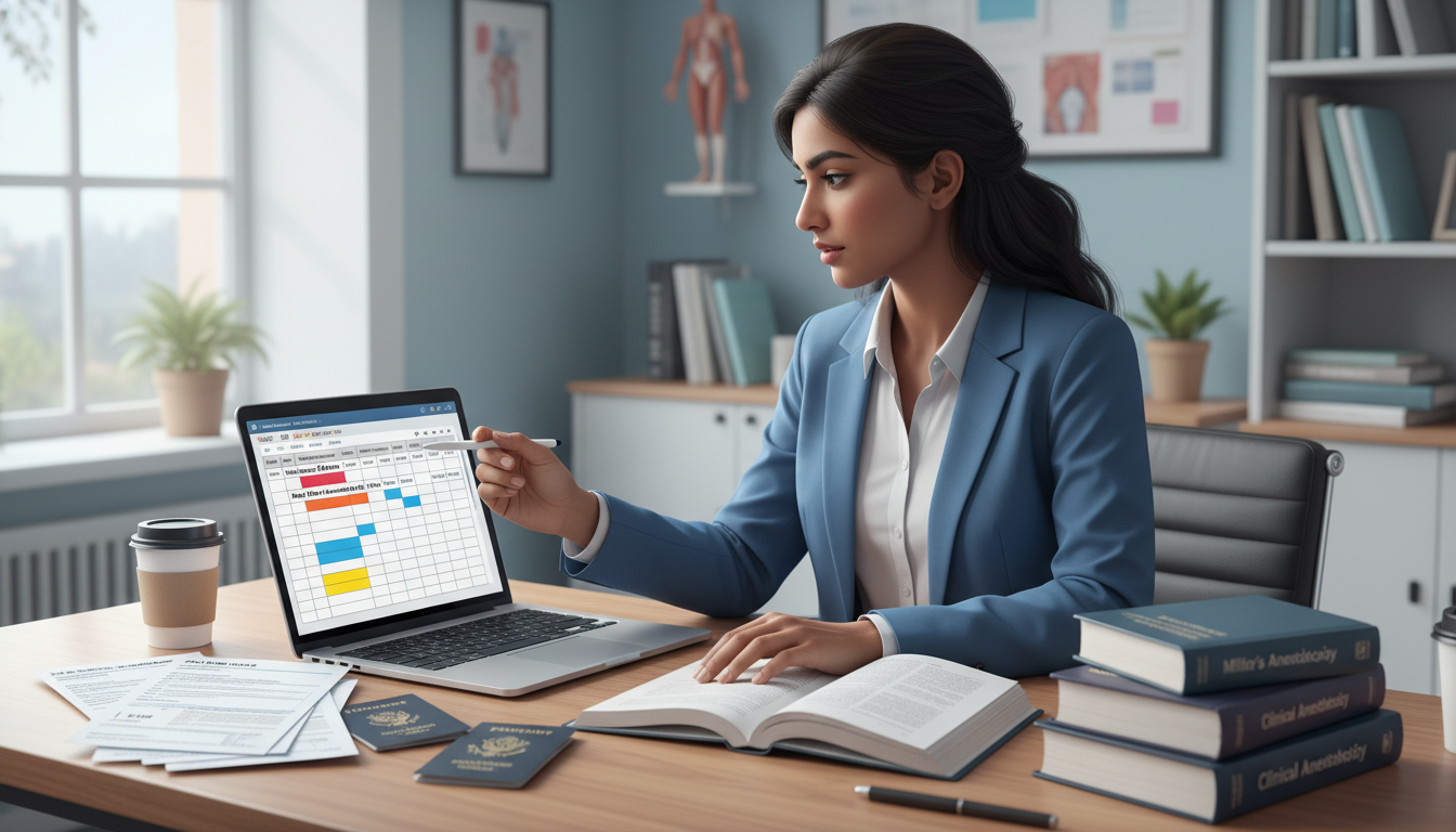 Timeline planning for anesthesiology away rotations by a non-US IMG Timeline planning for anesthesiology away rotations by a non-US IMG - non-US citizen IMG for Away Rotation Strategy for Non-U