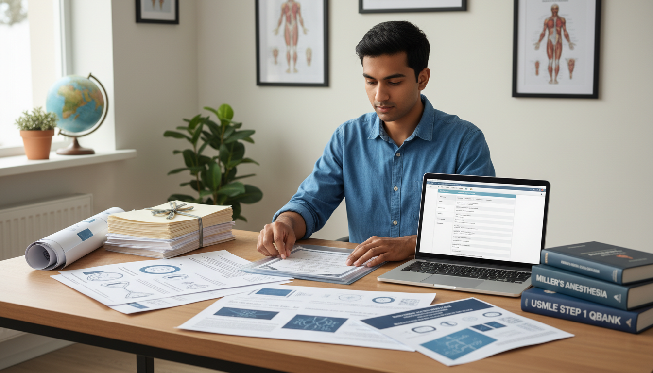 Anesthesiology residency applicant organizing CV and documents Anesthesiology residency applicant organizing CV and documents - non-US citizen IMG for CV Building for Non-US Citizen IMG in