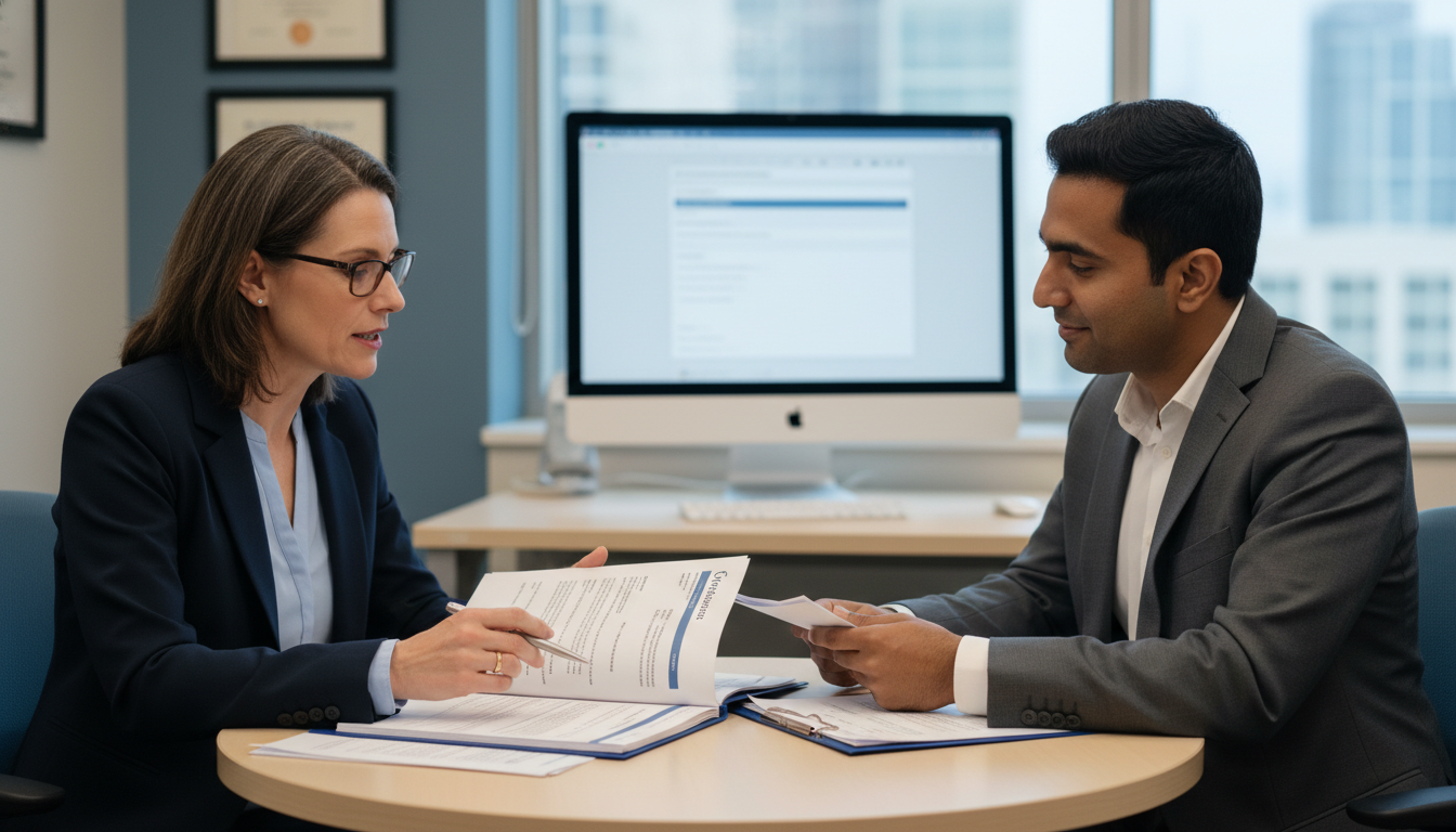 Program director and residency applicant discussing visa sponsorship Program director and residency applicant discussing visa sponsorship - non-US citizen IMG for Pre-Match Communication for Non