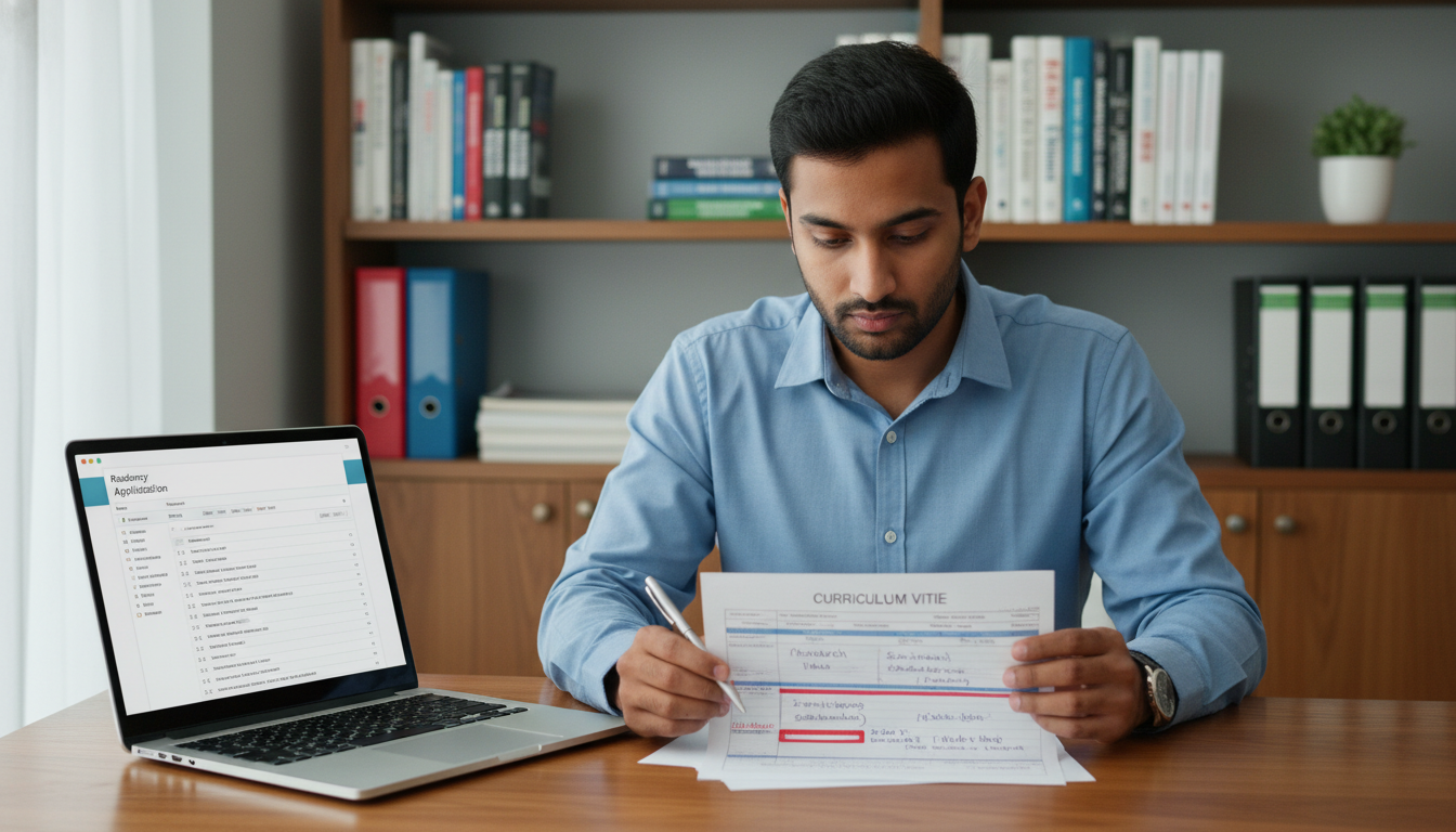 International medical graduate preparing residency application and explaining CV gaps International medical graduate preparing residency application and explaining CV gaps - non-US citizen IMG for Addressing Red