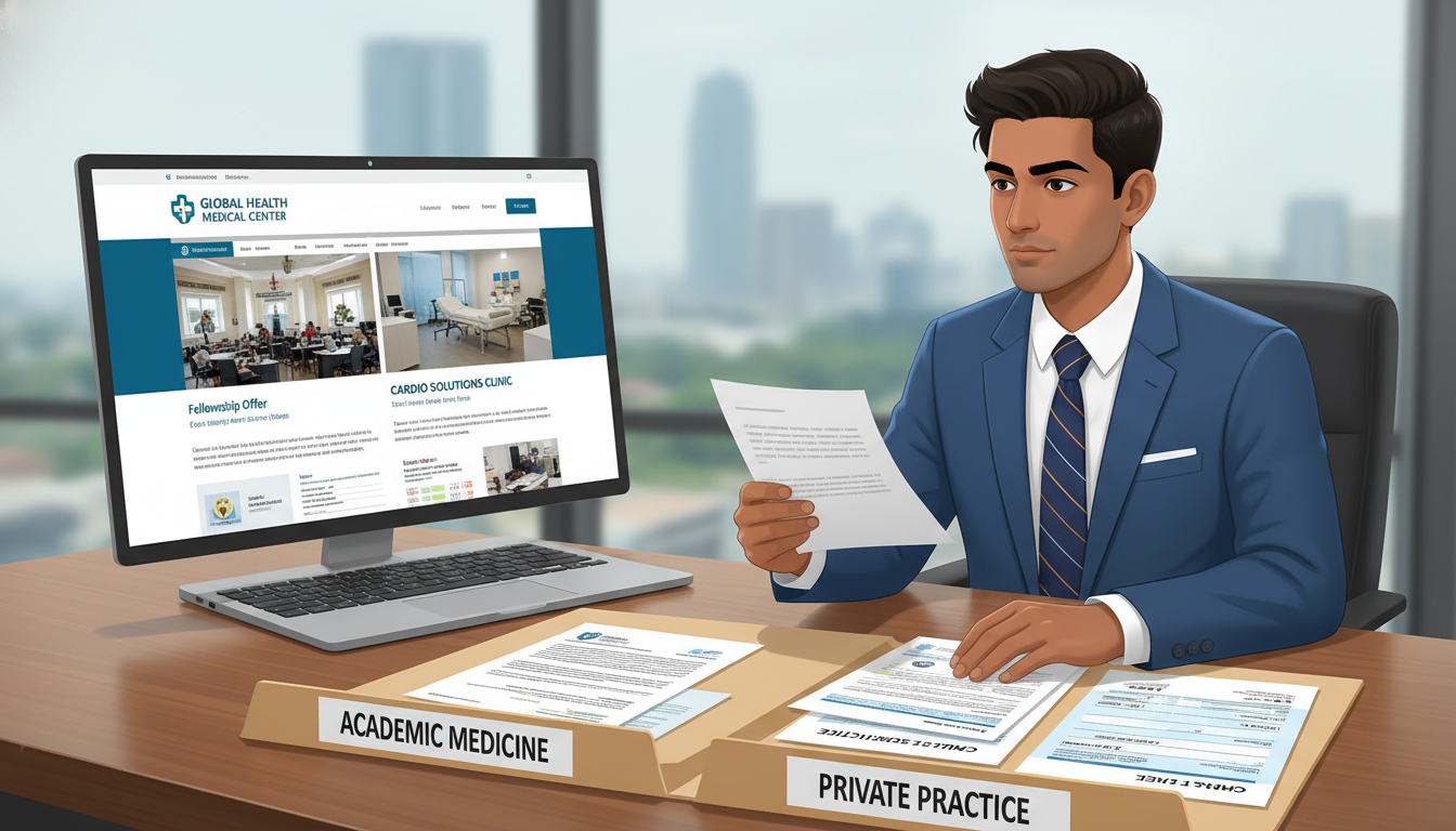 Cardiologist IMG weighing academic vs private practice options Cardiologist IMG weighing academic vs private practice options - non-US citizen IMG for Academic vs Private Practice for Non-