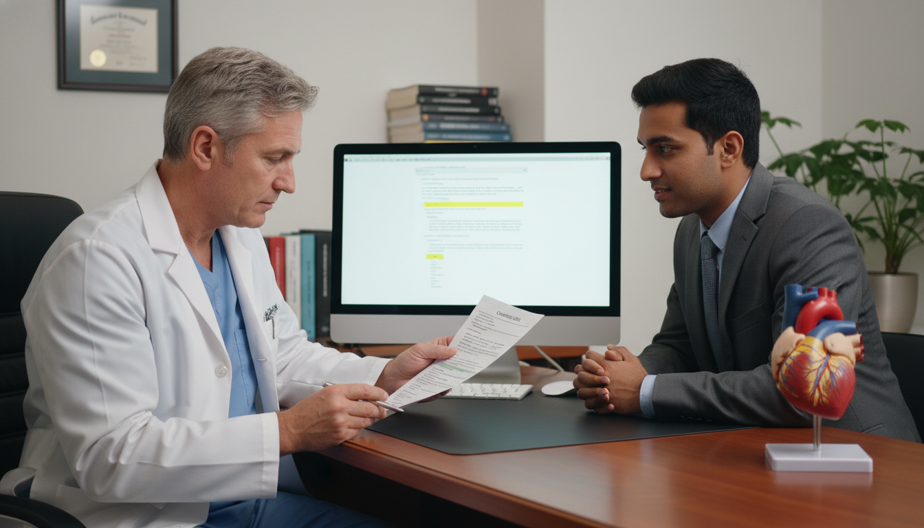 International medical graduate revising CV with mentor in a hospital office International medical graduate revising CV with mentor in a hospital office - non-US citizen IMG for CV Building for Non-US C