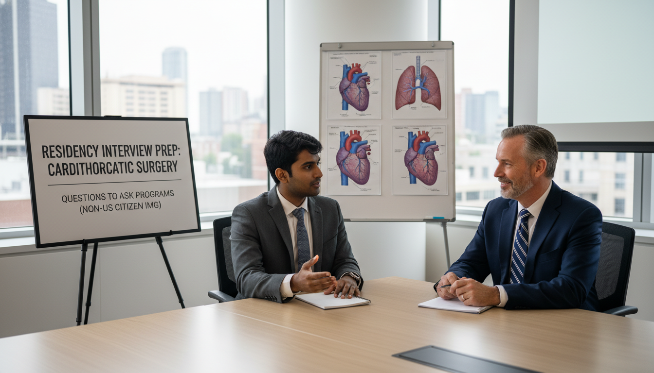 Essential Interview Questions for Non-US Citizen IMGs in Cardiothoracic Surgery