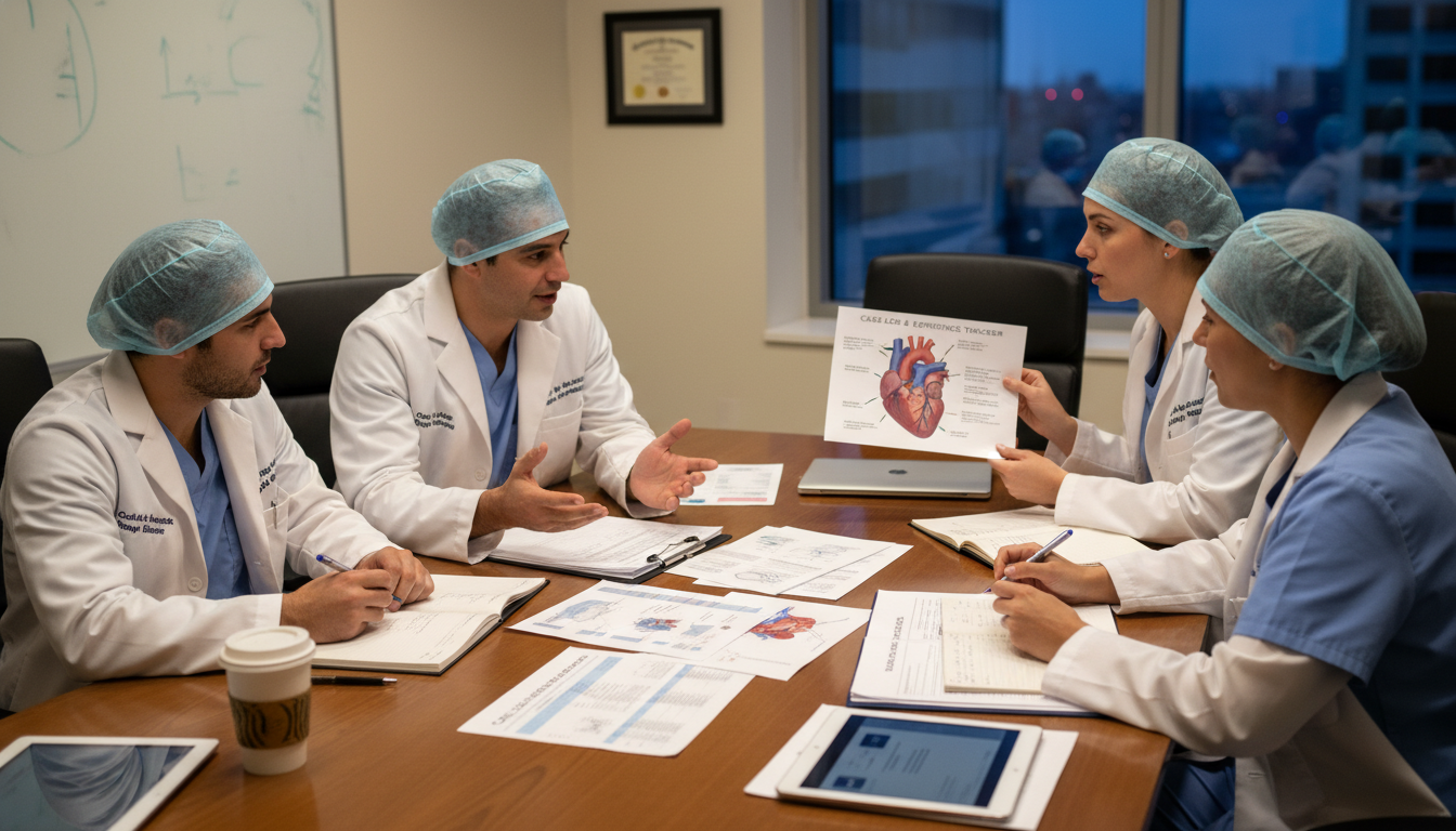 Cardiothoracic surgery residents discussing training and cases Cardiothoracic surgery residents discussing training and cases - non-US citizen IMG for Questions to Ask Programs for Non-US