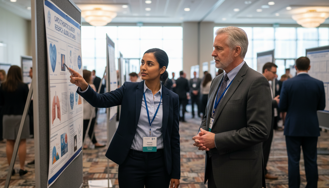 International cardiothoracic research trainee presenting a poster - non-US citizen IMG for Research Profile Building for Non-