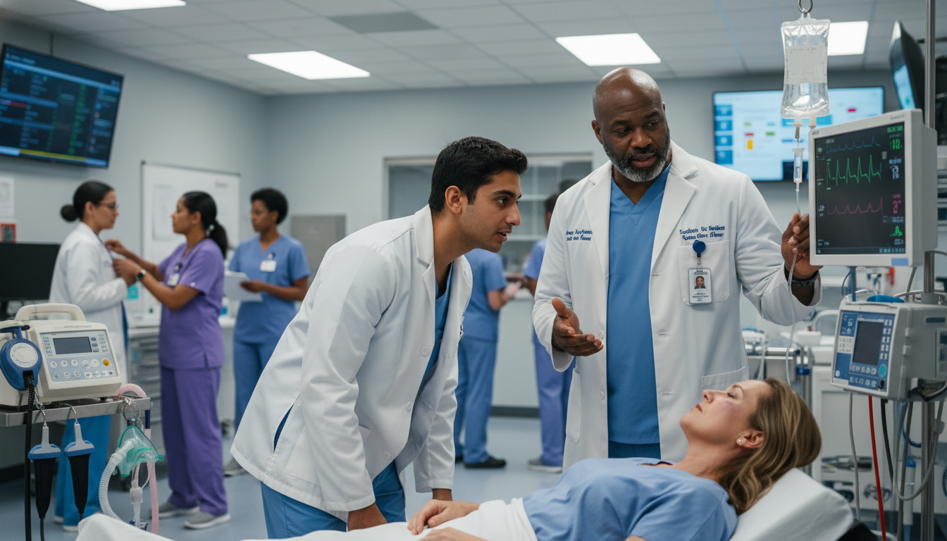 International medical graduate on emergency medicine rotation in a US hospital International medical graduate on emergency medicine rotation in a US hospital - non-US citizen IMG for CV Building for Non-U