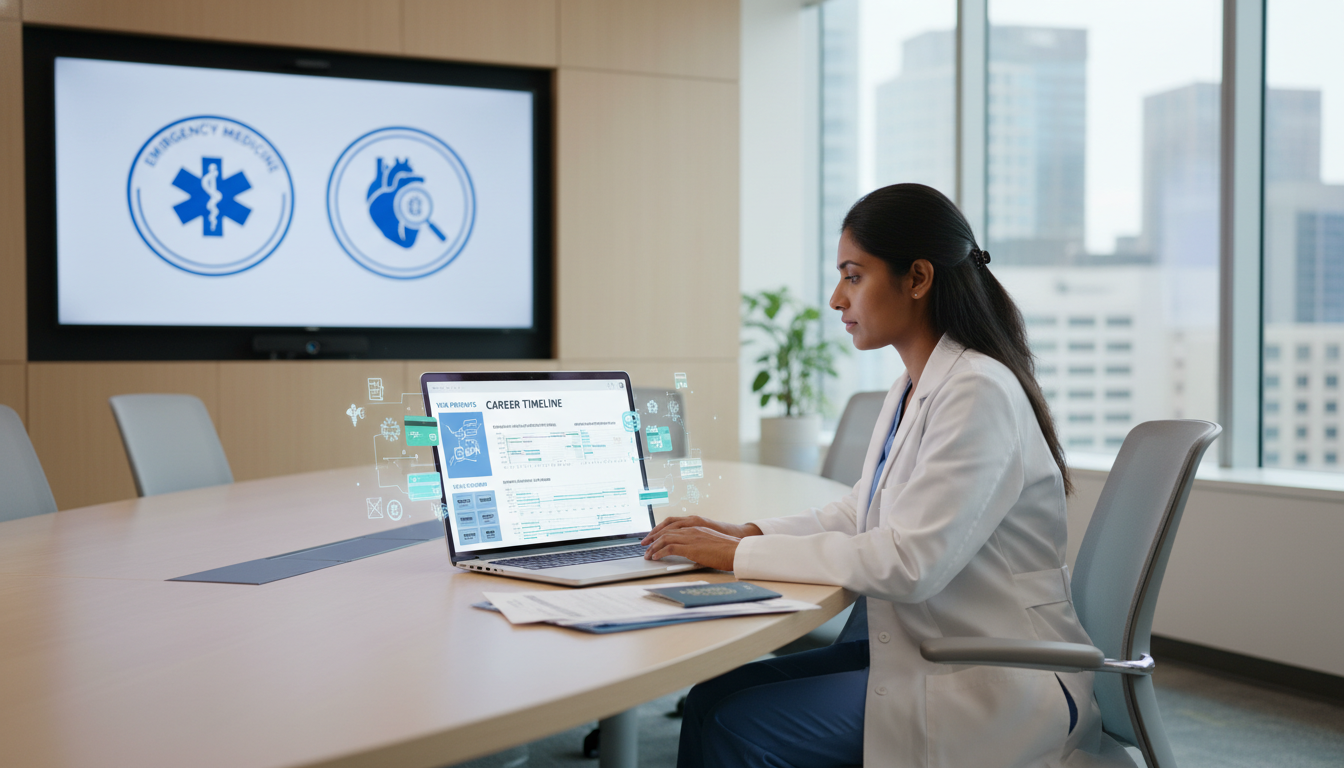 Job Search Timing Guide for Non-US Citizen IMGs in EM-IM Residency