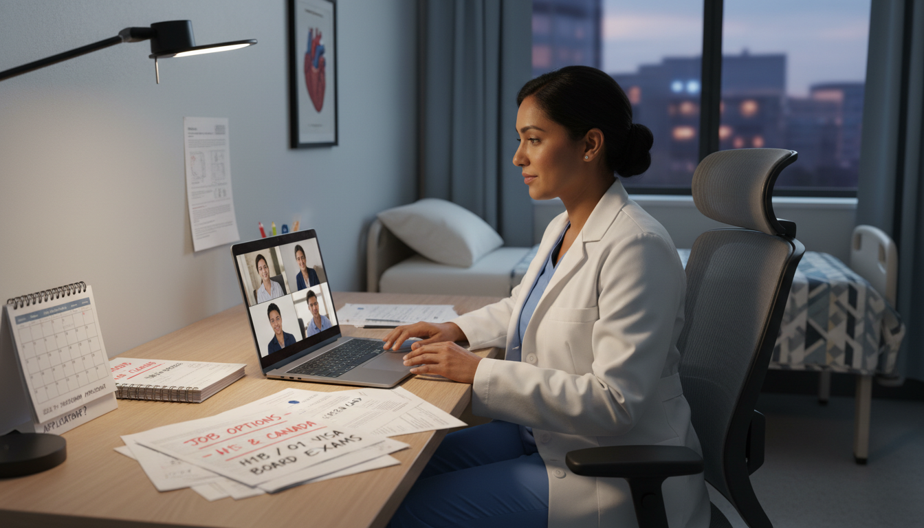 Non-US citizen IMG interviewing for EM-IM attending job virtually - non-US citizen IMG for Job Search Timing for Non-US Citiz