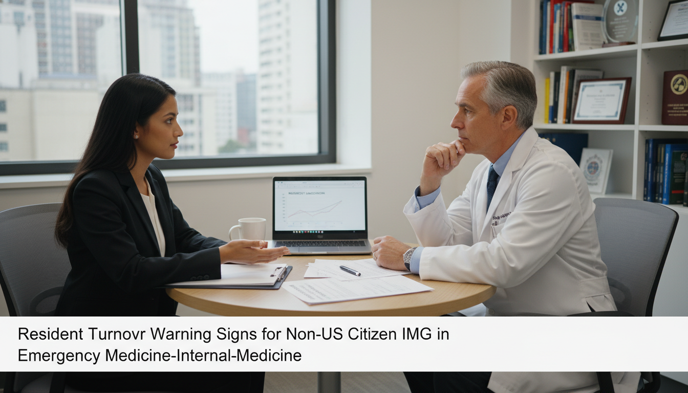Residency Interview Day Discussion Between Applicant and Program Director Residency Interview Day Discussion Between Applicant and Program Director - non-US citizen IMG for Resident Turnover Warning