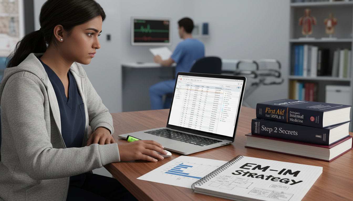 Step Score Strategy for Non-US Citizen IMGs in EM-IM Residency