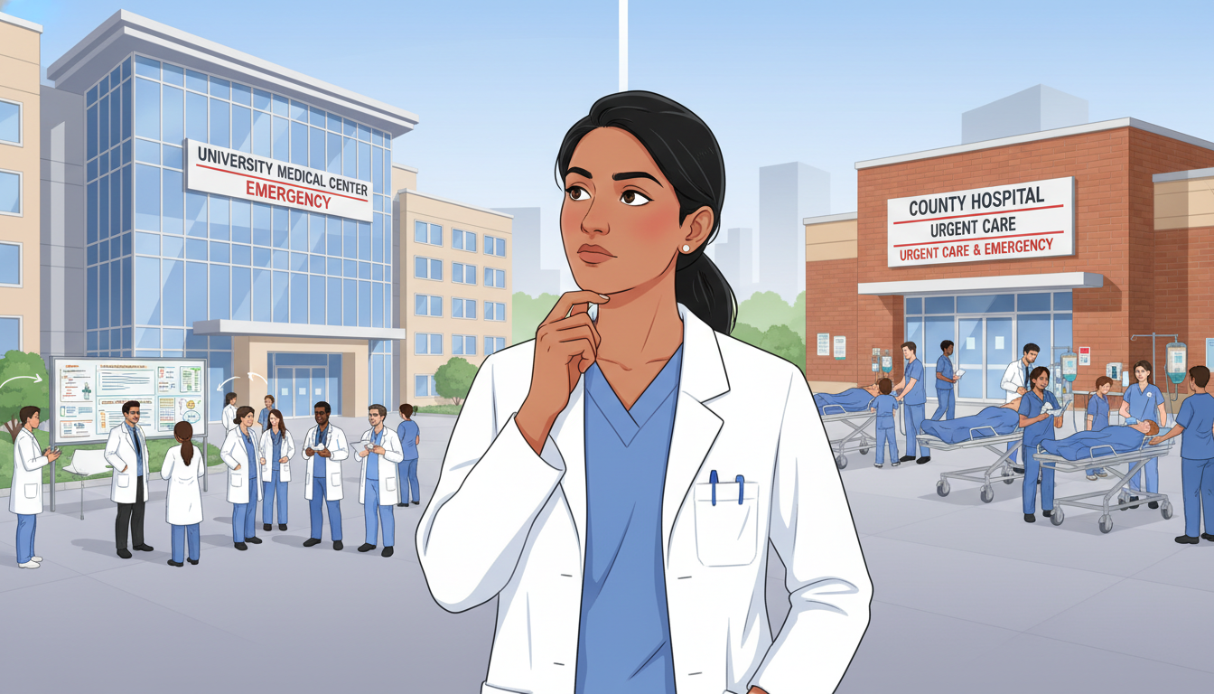 Choosing Between Academic and Private Practice for Non-US Citizen IMGs in EM