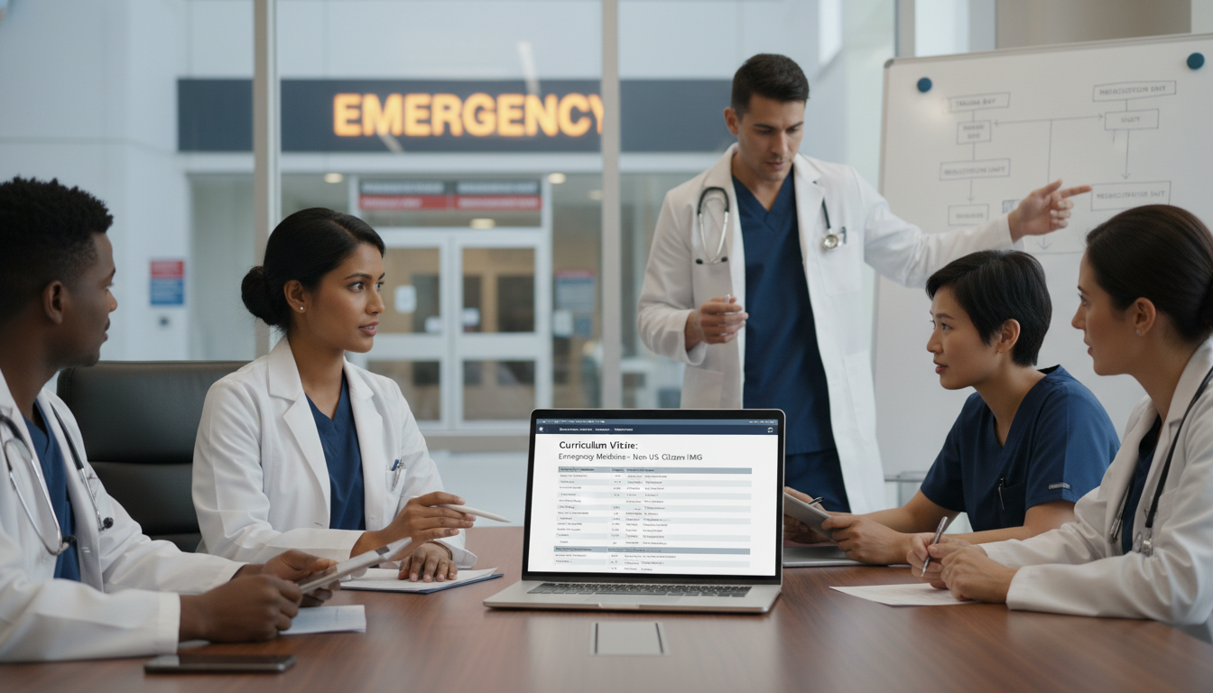 Essential CV Building Tips for Non-US Citizen IMGs in Emergency Medicine