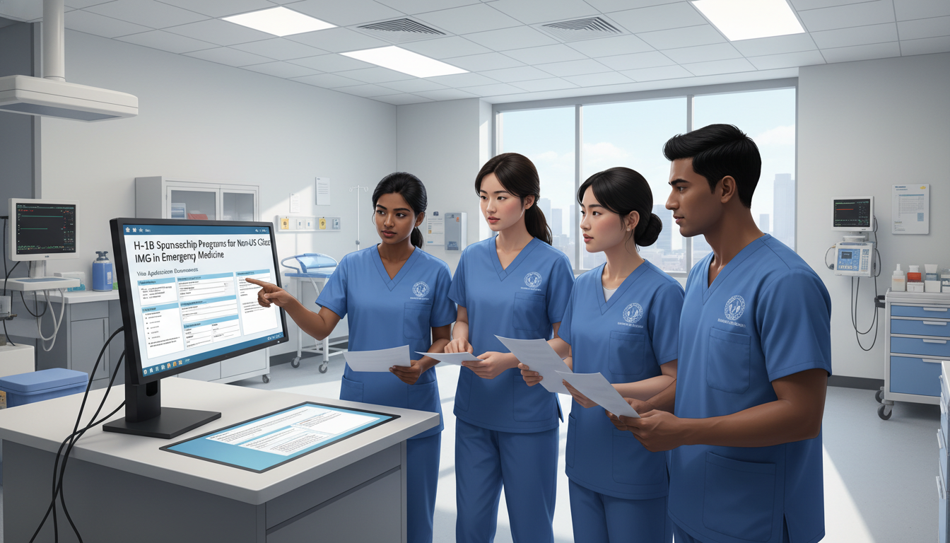 Ultimate Guide to H-1B Sponsorship for Non-US Citizen IMGs in Emergency Medicine