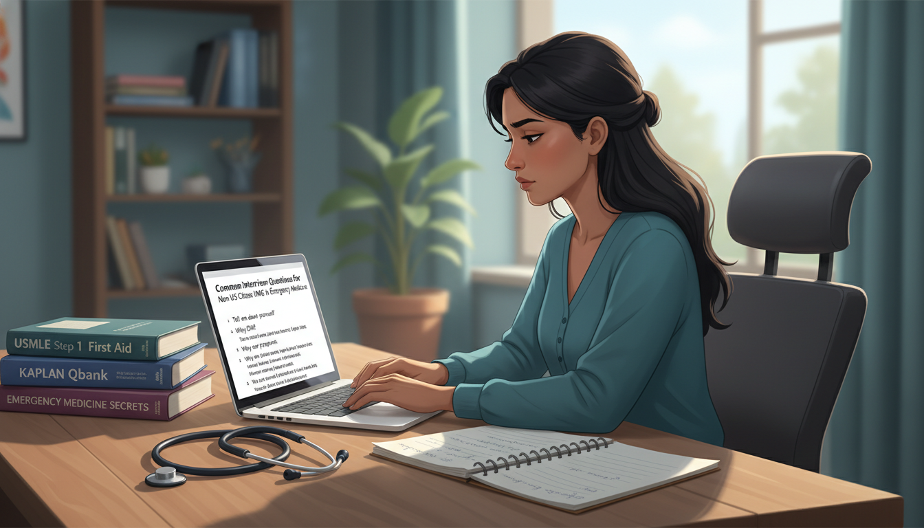 Non-US citizen IMG practicing for residency interview - non-US citizen IMG for Common Interview Questions for Non-US Citizen