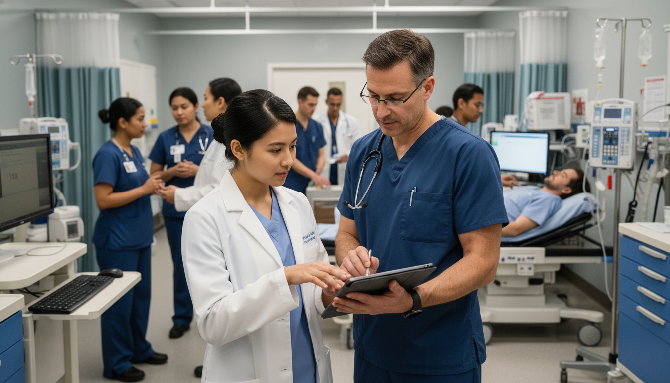 International medical graduate on away rotation in a US emergency department - non-US citizen IMG for Low Step Score Strategi