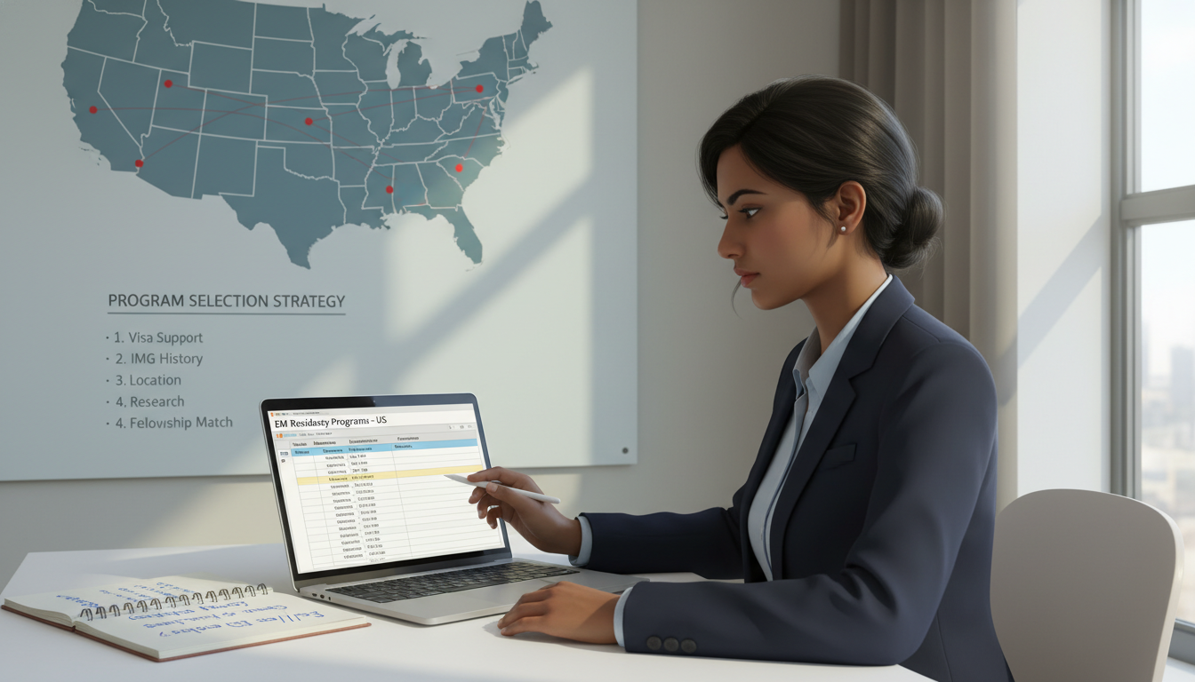 Essential Program Selection Strategy for Non-US Citizen IMGs in Emergency Medicine