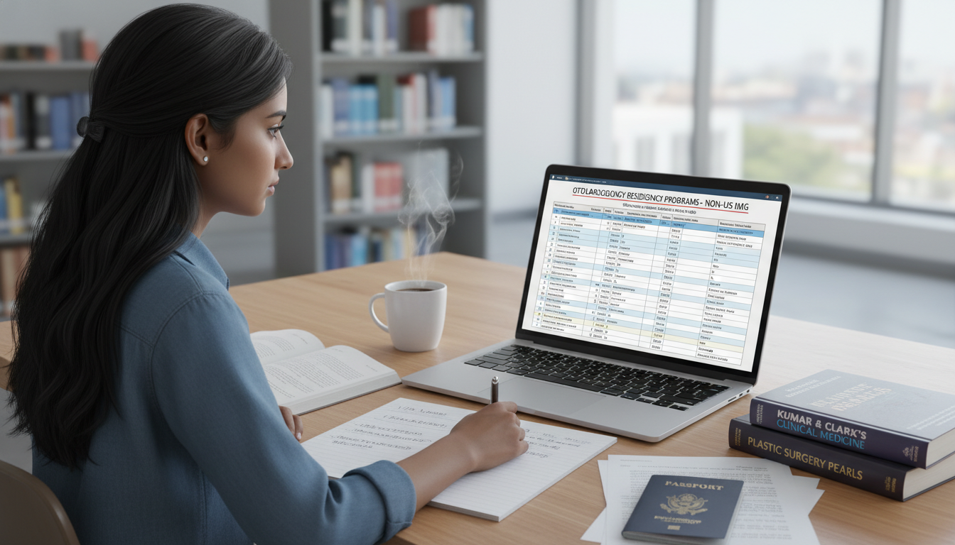 IMG creating a residency program research spreadsheet IMG creating a residency program research spreadsheet - non-US citizen IMG for Pre-Interview Preparation for Non-US Citizen I