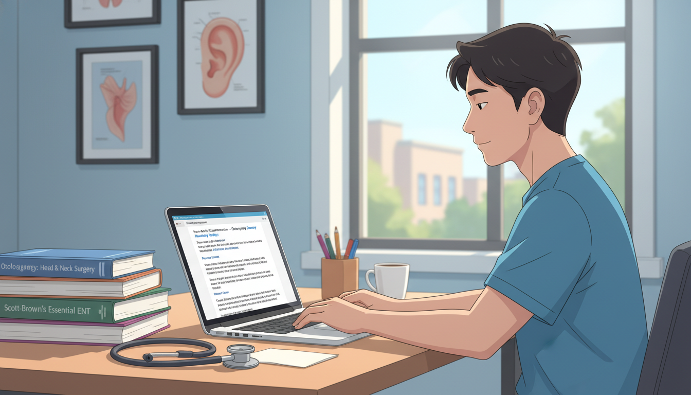 ENT residency applicant writing professional pre-match email - non-US citizen IMG for Pre-Match Communication for Non-US Citi