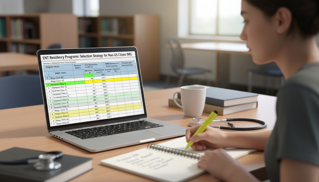 Non-US citizen IMG filtering ENT residency programs by visa sponsorship and IMG-friendliness - non-US citizen IMG for Program
