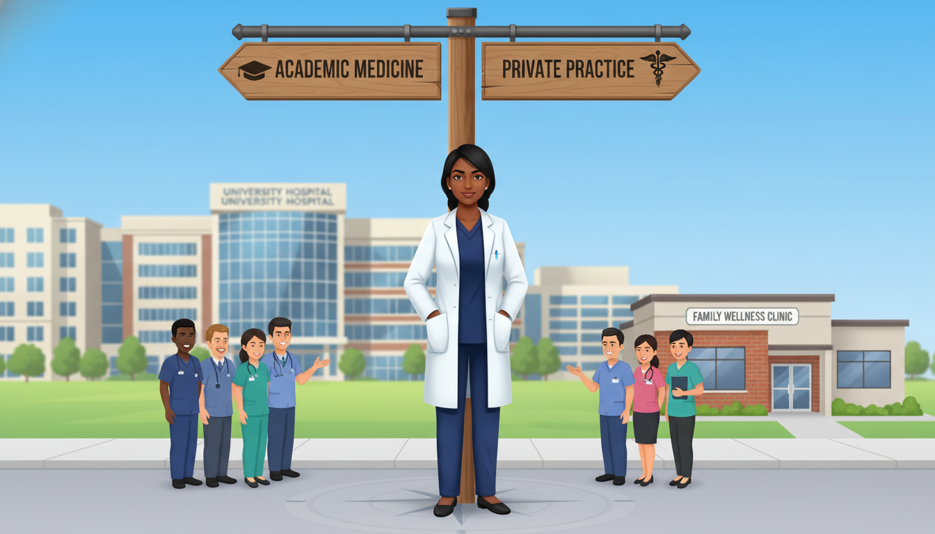 Choosing Between Academic and Private Practice for Non-US Citizen IMGs in Family Medicine