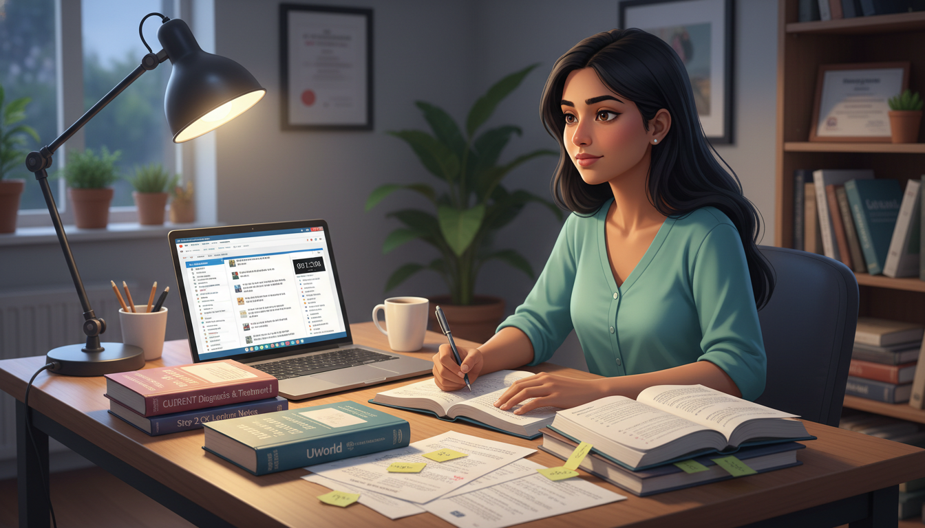 IMG studying for USMLE Step 2 CK in home office - non-US citizen IMG for Low Step Score Strategies for Non-US Citizen IMG in