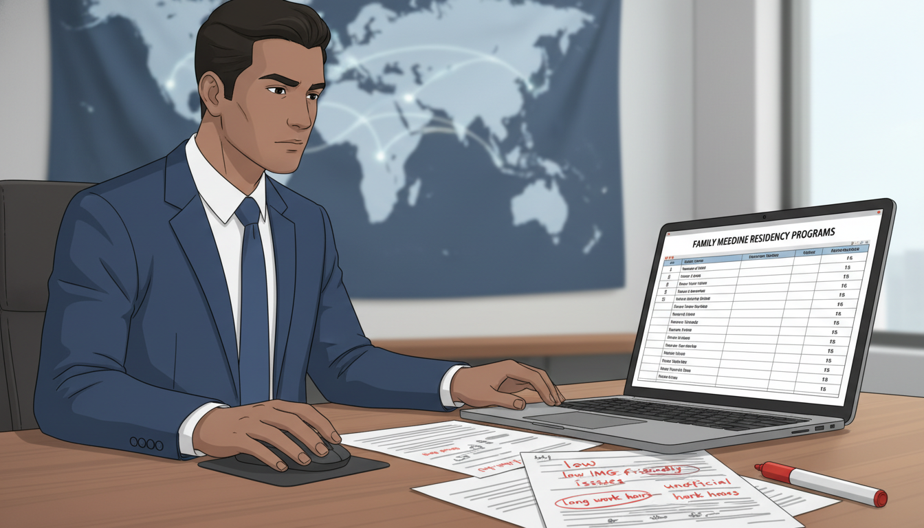 Essential Guide for Non-US Citizen IMGs: Identifying Malignant Family Medicine Residency Programs