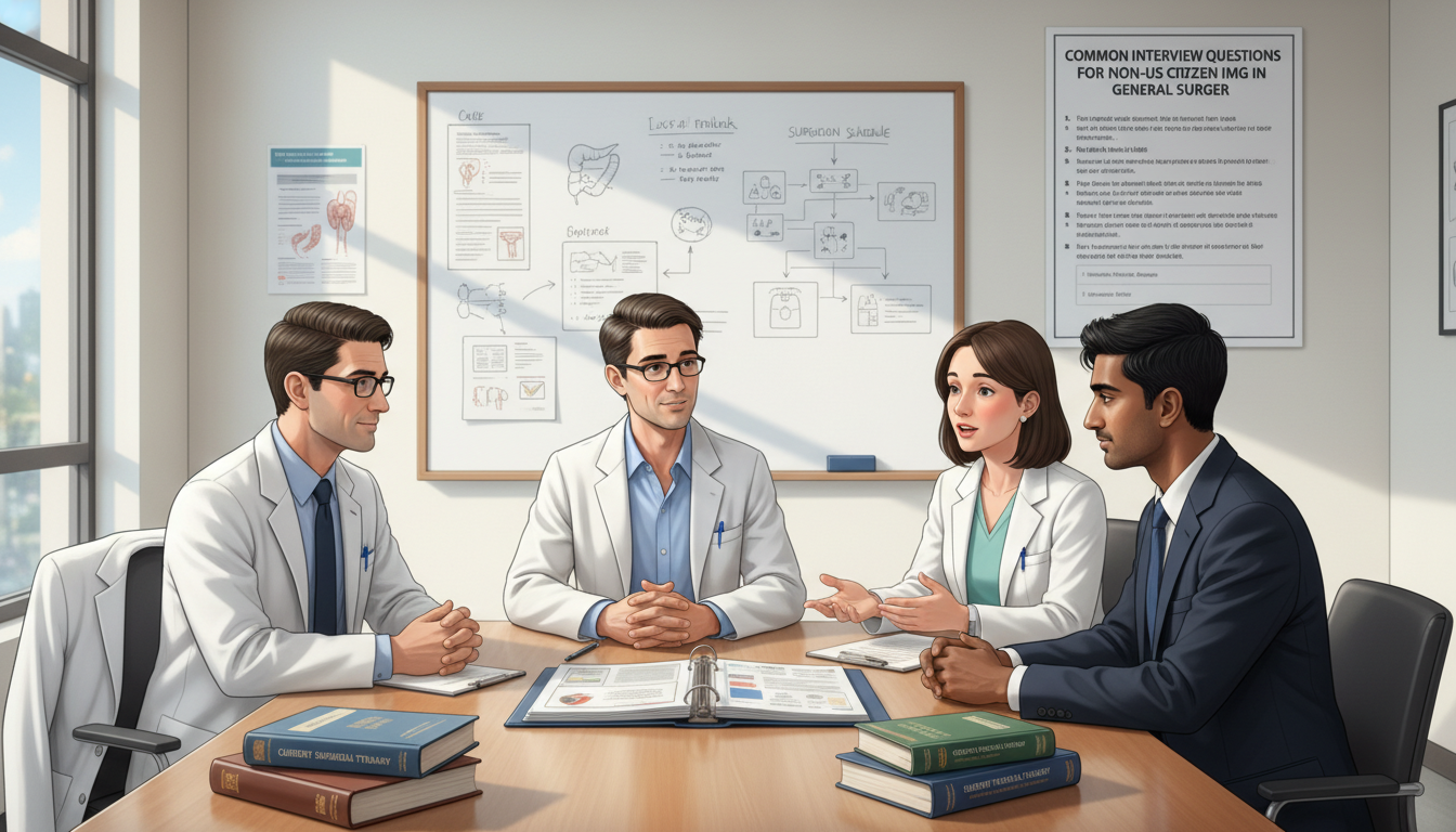 General surgery residency interview discussion - non-US citizen IMG for Common Interview Questions for Non-US Citizen IMG in