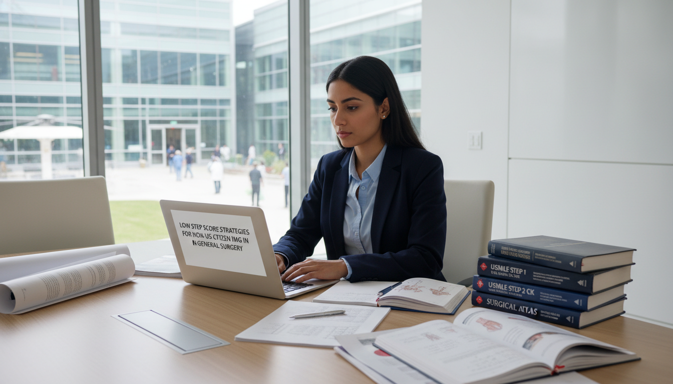 Essential Strategies for Non-US Citizen IMGs with Low Step Scores in Surgery Residency