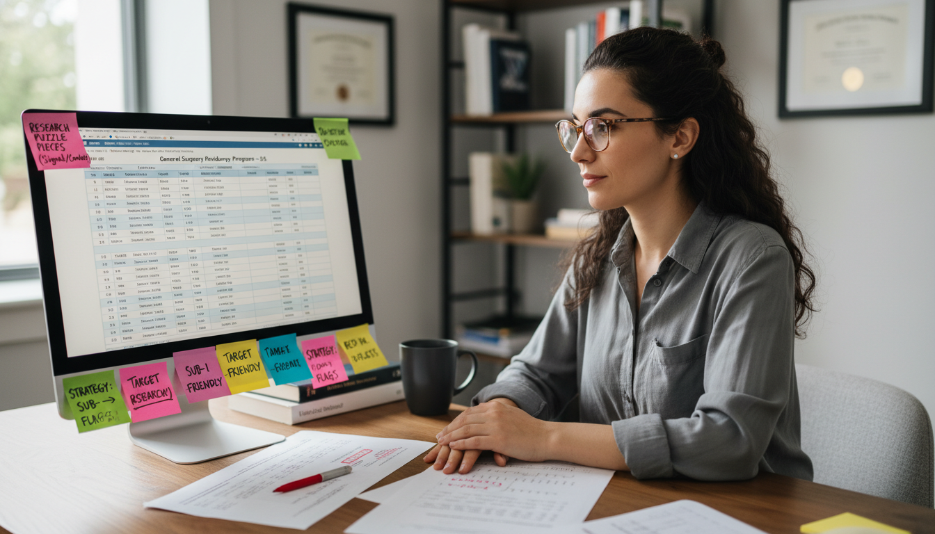 International medical graduate planning residency application strategy with exam score reports and program list - non-US citi