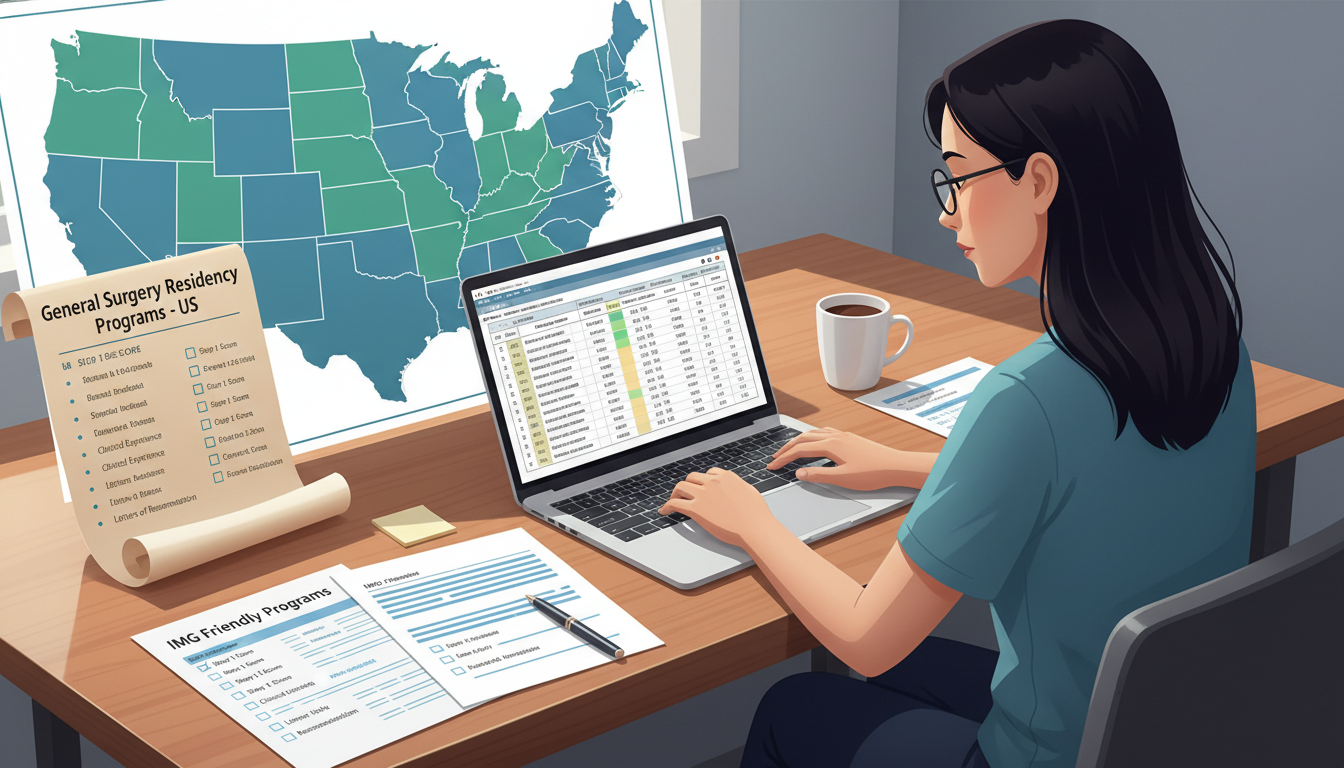 Essential Program Selection Strategy for Non-US Citizen IMGs in General Surgery