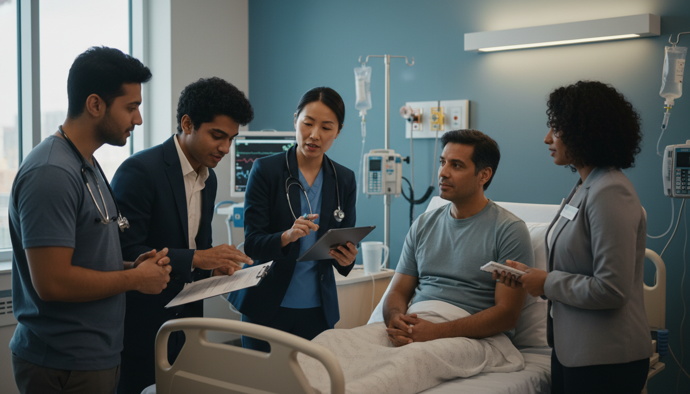 Non-US citizen IMG on rounds at a safety-net hospital Non-US citizen IMG on rounds at a safety-net hospital - non-US citizen IMG for Away Rotation Strategy for Non-US Citizen IMG