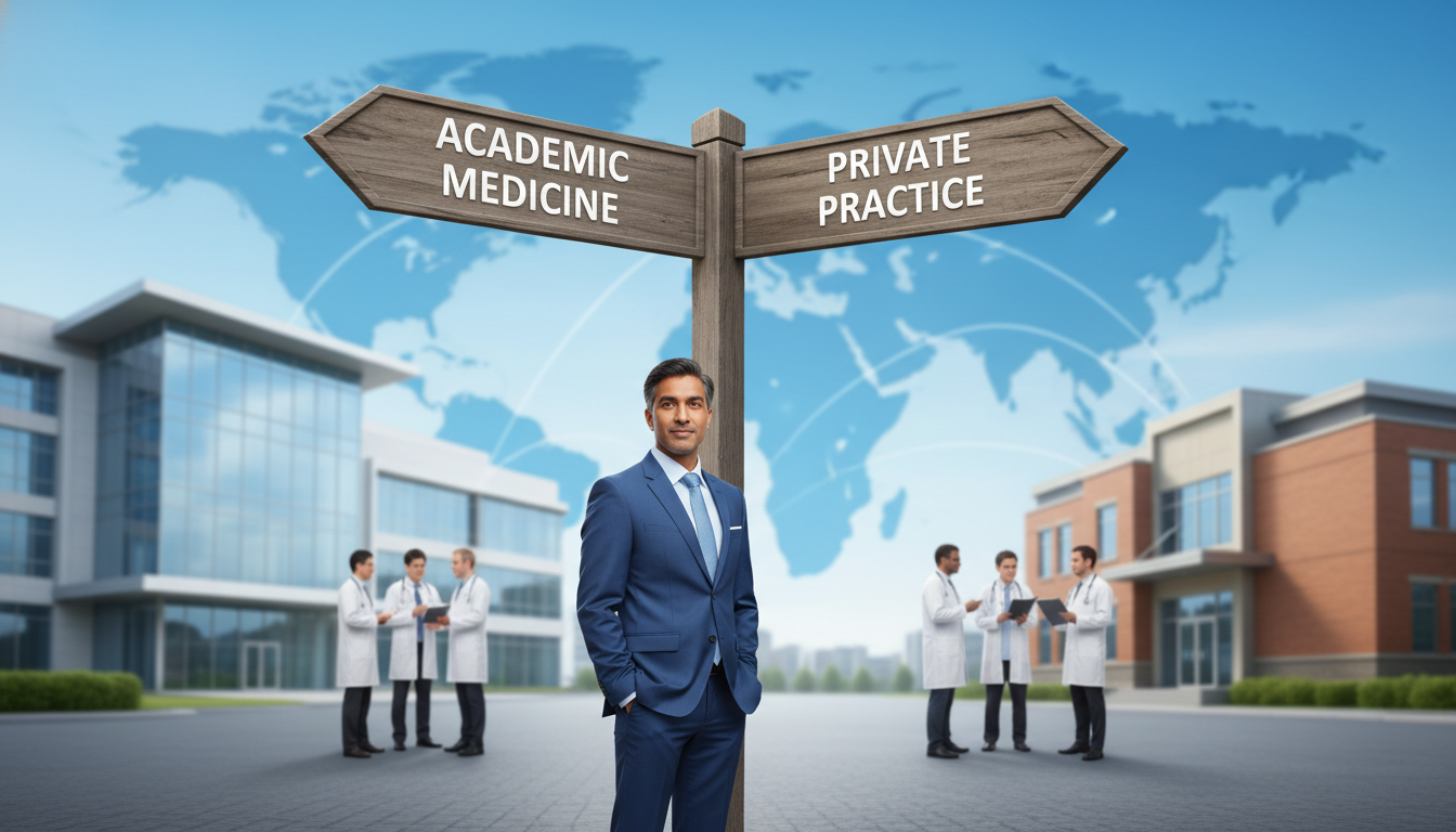 A Comprehensive Guide for Non-US Citizen IMGs: Academic vs Private Practice in Internal Medicine